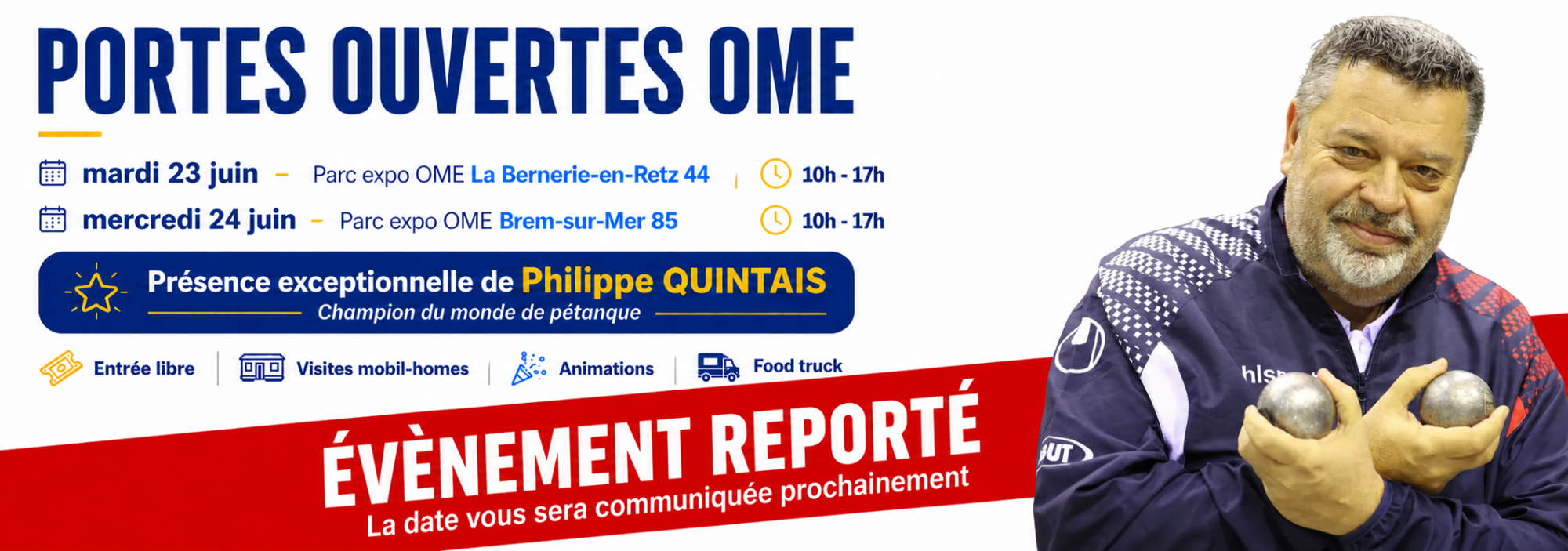 portes ouvertes reportées