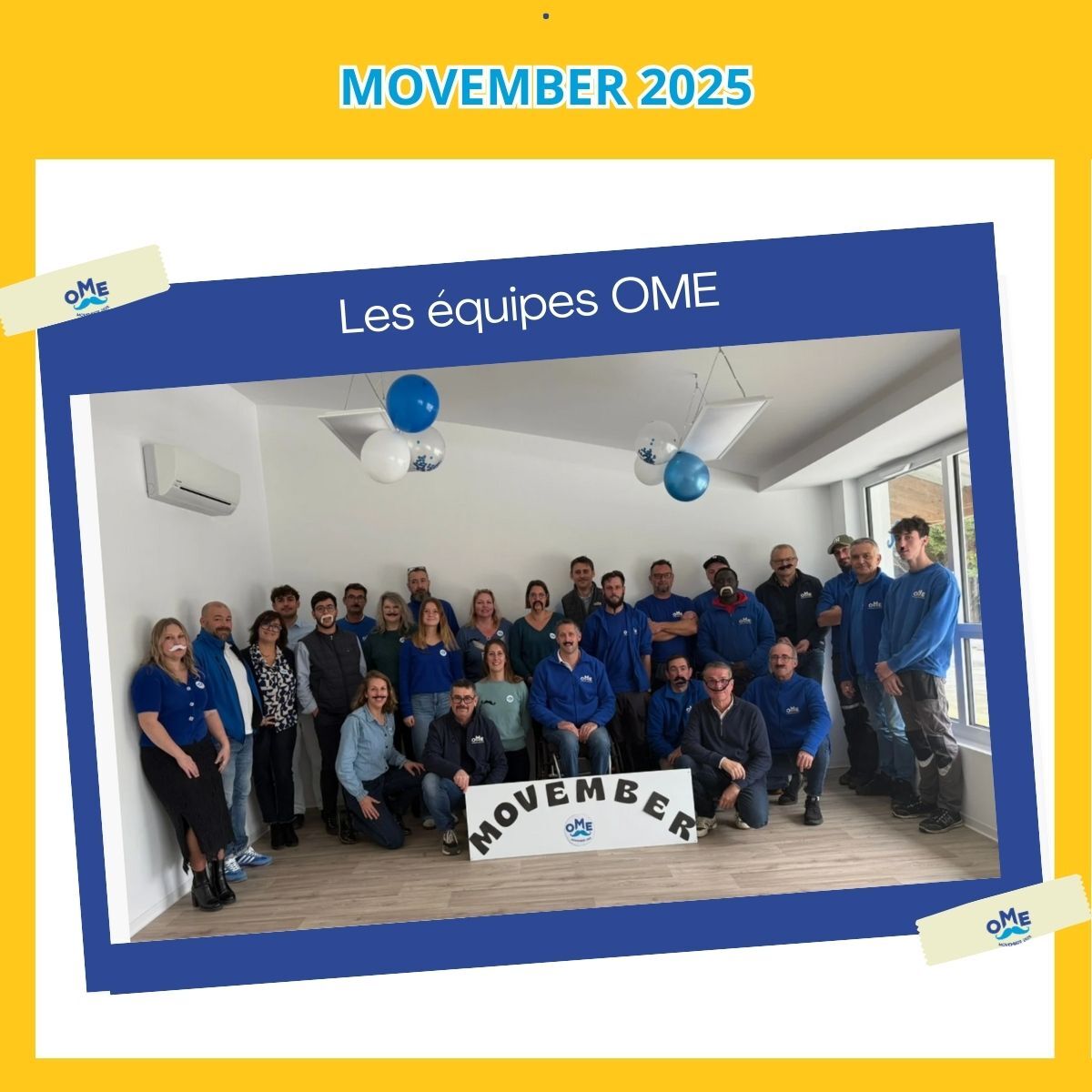 POSTE PHOTO GROUPE MOVEMBER _ OME _ 2025