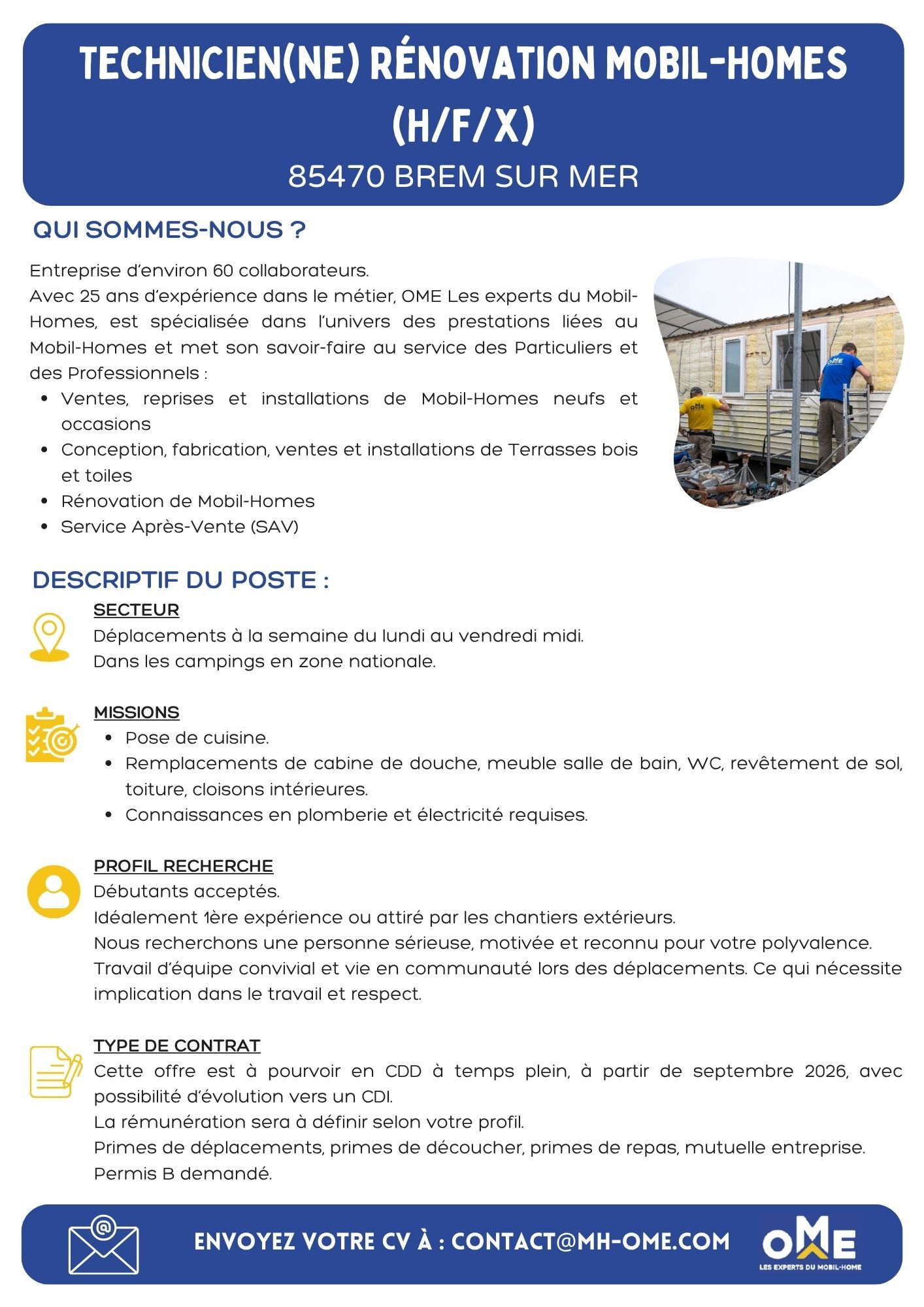 POSTE RENO CDI 2026